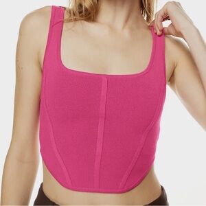 Aritzia Sculpt Knit Bustier Tank
